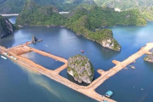 Phó Thủ tướng yêu cầu kiểm tra Dự án quây núi đá Vịnh Hạ Long làm "hòn non bộ"