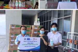Lixco trao tặng hơn 2.000 lít sản phẩm kháng khuẩn đến Đà Nẵng, Quảng Nam và Quảng Ngãi
