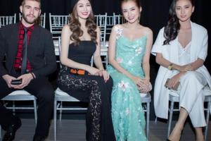 Dàn mỹ nhân da nâu đổ bộ thảm đỏ Vietnam Designer Fashion Week 2015