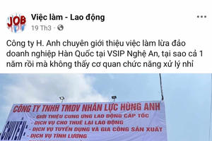Giả mạo Giấy phép cho thuê lại lao động, công ty Hùng Anh bị xử phạt