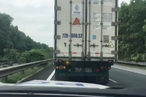 Tài xế người Khánh Hòa cản đường đoàn xe ưu tiên trên cao tốc ở Hà Nội