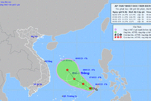Thông tin về tình hình Áp thấp nhiệt đới trên Biển Đông