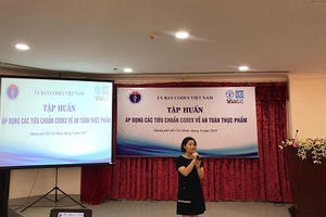 Áp dụng các tiêu chuẩn Codex về An toàn thực phẩm