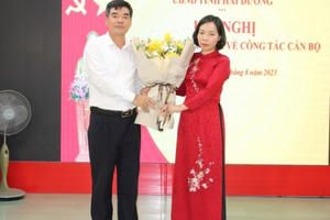 Bà Sái Thị Yến làm Giám đốc Sở Nội vụ tỉnh Hải Dương