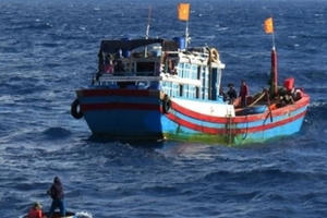 Một ngư dân rơi xuống biển mất tích