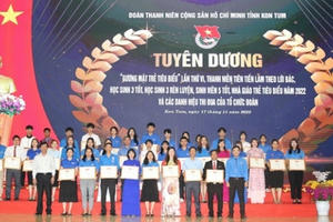Tuyên dương “Gương mặt trẻ tiêu biểu” tỉnh Kon Tum lần thứ VI