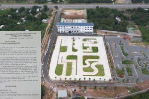 Công ty Thăng Long Vũng Tàu bị "tuýt còi" vì xây dựng trung tâm sát hạch lái xe không phép