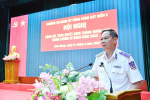 Bộ Tư lệnh Vùng Cảnh sát biển 4 trao quyết định thăng quân hàm, nâng lương sĩ quan năm 2025 Bộ Tư lệnh Vùng Cảnh sát biển 4 trao quyết định thăng quân hàm, nâng lương sĩ quan năm 2025
