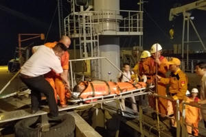 Cứu nạn thuyền viên quốc tịch Phillippines bị nhồi máu cơ tim khi đi biển