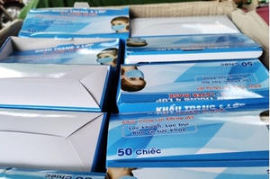 Thu giữ hơn 13 nghìn khẩu trang y tế không rõ nguồn gốc tại Tuyên Quang