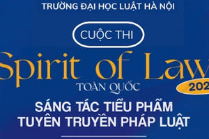 Sôi nổi Cuộc thi sáng tác tiêu phẩm tuyên truyền pháp luật - Spirit of Law