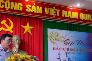 Bộ Tư lệnh Cảnh sát biển gặp mặt các cơ quan báo chí