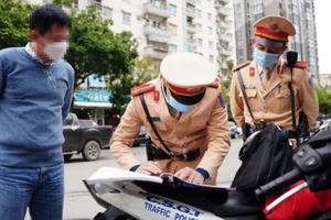 Từ 1/3, người vi phạm giao thông nộp phạt trực tuyến