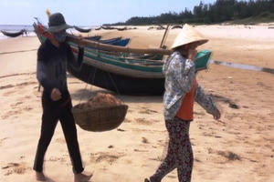 Quảng Trị: Ngư dân vùng biển bãi ngang phấn khởi vì bội thu ruốc biển