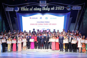 “Chia sẻ cùng thầy cô” năm 2023: Tuyên dương 58 thầy cô giáo tiêu biểu trên mọi miền Tổ quốc