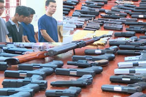 Công an Thanh Hóa triệt phá đường dây chế tạo, mua bán trái phép vũ khí quân dụng quy mô lớn