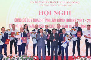 Phó Thủ tướng Trần Lưu Quang "tặng" Lâm Đồng 8 chữ để thực hiện tốt quy hoạch