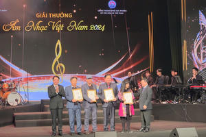 Tôn vinh những đóng góp xuất sắc cho nền âm nhạc Việt Nam