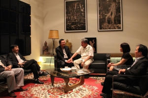 Bộ trưởng Hà Hùng Cường bắt đầu thăm và làm việc tại Campuchia