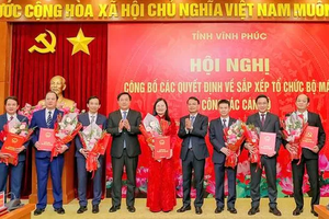 Vĩnh Phúc bổ nhiệm 8 Giám đốc sở sau khi tinh gọn bộ máy
