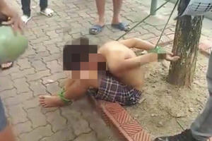 Bắt nhóm đối tượng trói thiếu niên 16 tuổi vào gốc cây