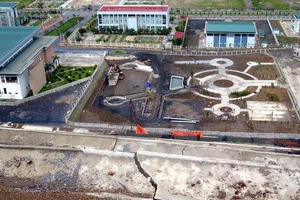 Trung tâm hành chính Mường Lay sạt lở do tính toán sai khi san núi