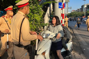 Hà Nội: Xử lý hơn 500 trường hợp vi phạm Luật Giao thông đường bộ trong một ngày