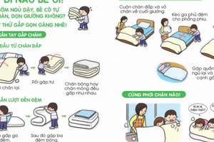 Những bài học hay từ “Cẩm nang sinh hoạt bằng tranh cho bé”