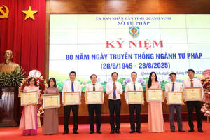 Ngành Tư pháp Quảng Ninh 44 năm đồng hành cùng sự phát triển của tỉnh