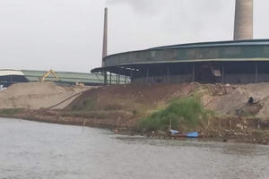 Hưng Yên: Công ty gạch Sông Hồng xây dựng công trình lấn chiếm hành lang sông