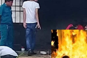 Nghịch tử ngáo đá tẩm xăng thiêu sống mẹ đẻ tại nhà riêng Nghịch tử ngáo đá tẩm xăng thiêu sống mẹ đẻ tại nhà riêng