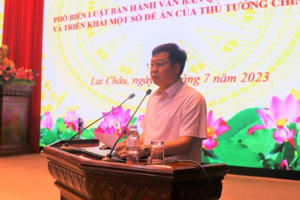 Lai Châu: Phổ biến Luật ban hành văn bản quy phạm pháp luật và triển khai một số Đề án quan trọng của Thủ tướng Chính phủ Lai Châu: Phổ biến Luật ban hành văn bản quy phạm pháp luật và triển khai một số Đề án quan trọng của Thủ tướng Chính phủ