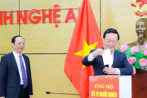 Trên 70 tỷ đồng đăng ký ủng hộ 'Tết vì người nghèo - Xuân Quý Mão 2023' tại Nghệ An