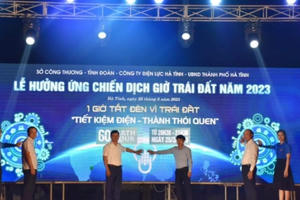 Hà Tĩnh: 36.000 kWh điện được tiết kiệm trong sự kiện Giờ Trái đất 2023