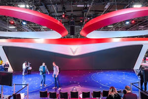 Hé lộ sân khấu VinFast tại Paris Motorshow trước giờ G