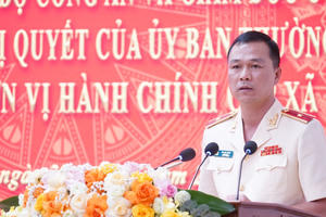 Công an Thanh Hoá công bố quyết định về tổ chức cán bộ sau sáp nhập