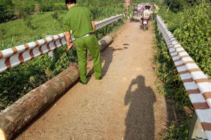 Lâm Đồng: Lâm tặc đốt xe phi tang khi gặp lực lượng Hạt kiểm lâm