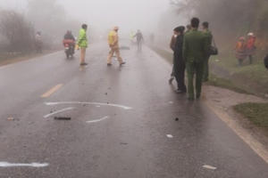 Va chạm với ô tô ở Sơn La, 2 người trên xe máy tử vong