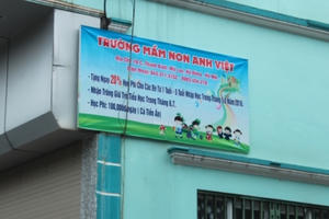 Cơ sở mầm non Anh - Việt có tự nâng hạng thành trường mầm non