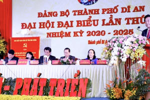 Đảng bộ TP Dĩ An tổ chức thành công Đại hội Đại biểu lần thứ XII