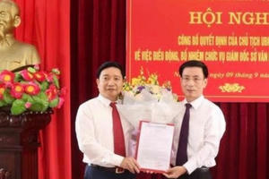 Nam Định: Tân Giám đốc sở Văn hóa - Thể thao và Du lịch nhậm chức