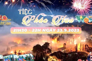 Tiệc pháo hoa chào mừng 120 năm du lịch Sa Pa