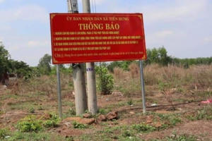 Bình Phước ngăn chặn phân lô, tách thửa trên đất nông nghiệp