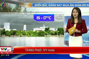 Dự báo thời tiết ngày 17/01/2016