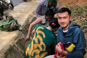 Nghệ An: Trung úy Công an giúp sản phụ vượt cạn thành công bên vệ đường