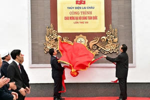 Tổ máy 1 thủy điện Lai Châu chính thức hòa lưới điện quốc gia