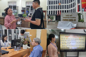 Không khí làm việc ngày đầu vận hành chính quyền địa phương 2 cấp