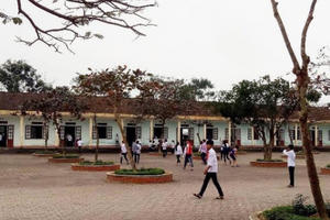 Hà Tĩnh: Trường chuẩn đầu tiên “mất chuẩn" vì… xuống cấp