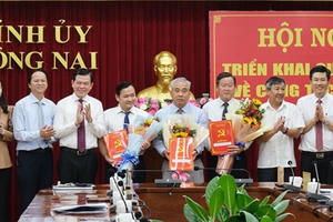 Đồng Nai công bố các quyết định về công tác cán bộ