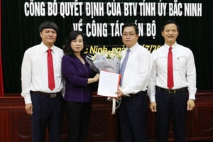 Con trai đương kim Bí thư Tỉnh ủy Bắc Ninh giữ chức Bí thư Thành ủy Bắc Ninh